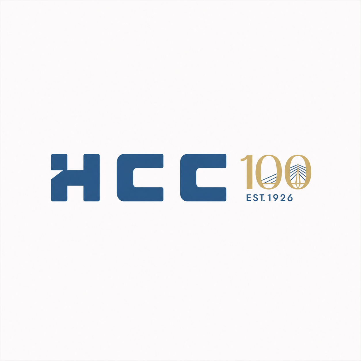 HCC centennial logo